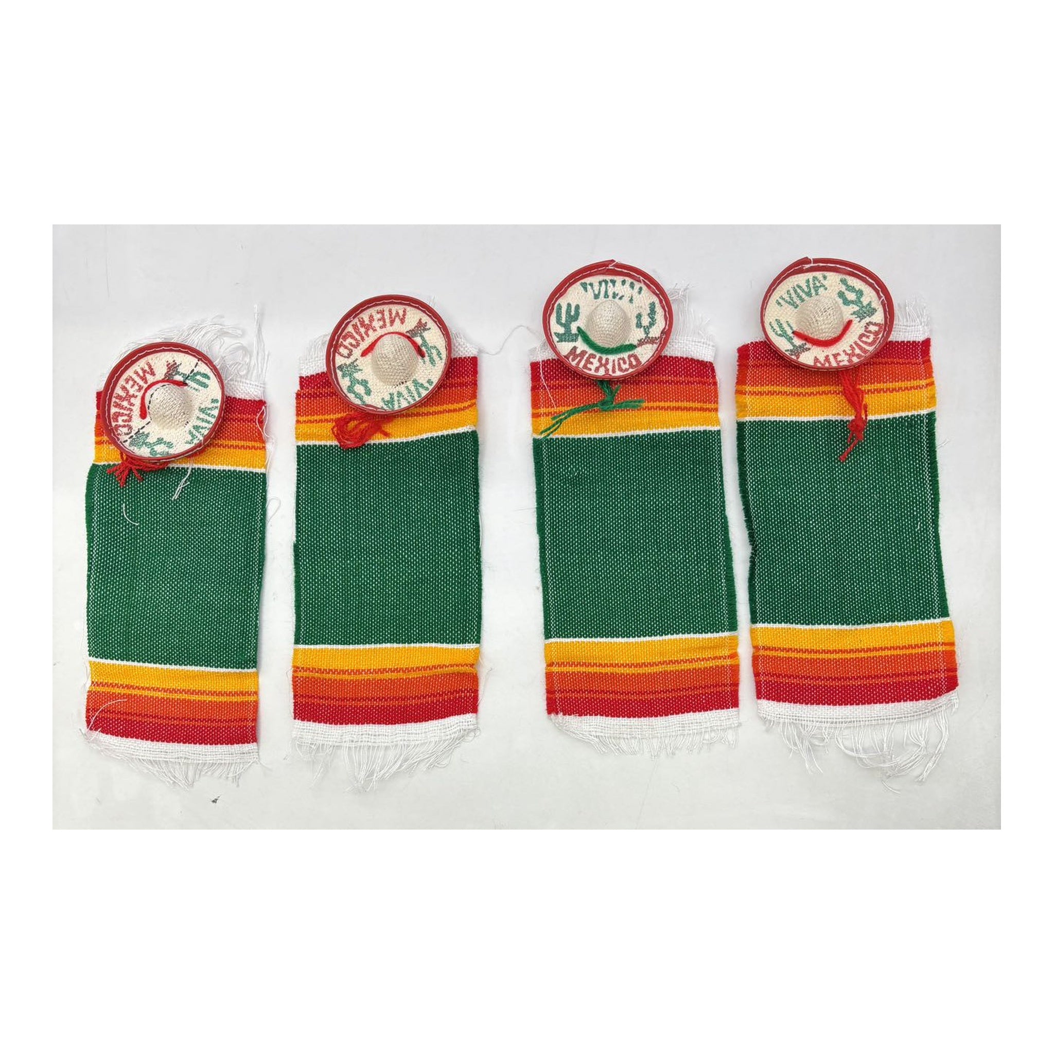 Sombrero with Sarape 4set